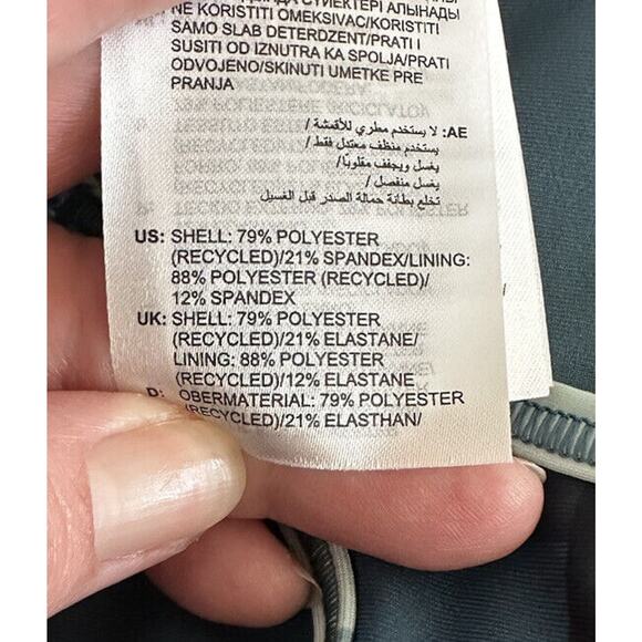 New Peloton Adidas BT H.RDY Sports Medium Support Bra Blue Print Racerback Small - Picture 5 of 5